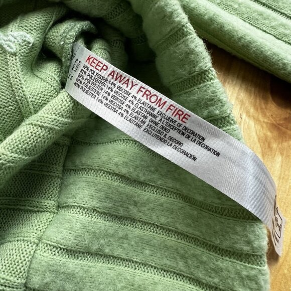 Urban Outfitters‎ Out From Under Suki Ribbed Cardigan Maxi Skirt Set Green Sz XS - Picture 7 of 12